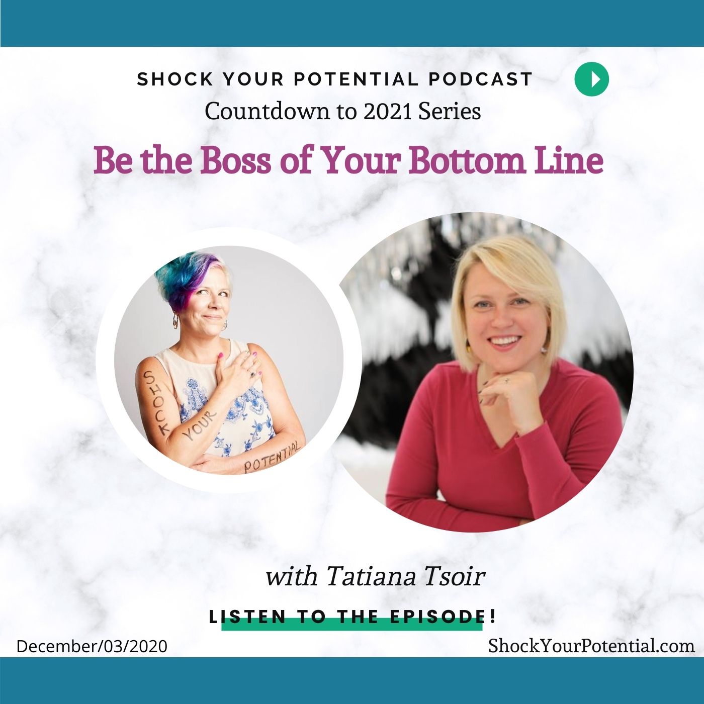 You are currently viewing Be the Boss of Your Bottom Line – Tatiana Tsoir