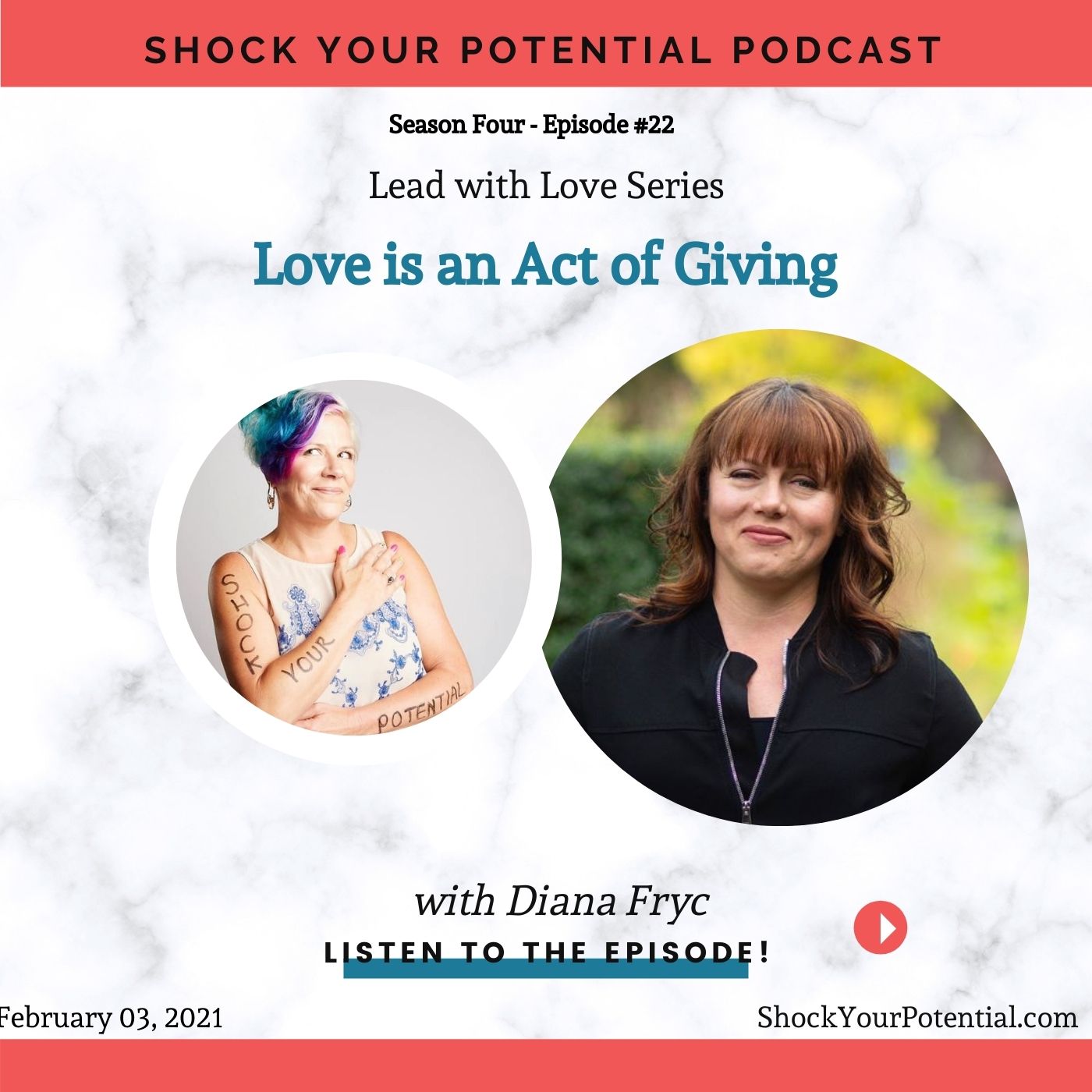 You are currently viewing Love is an Act of Giving – Diana Fryc