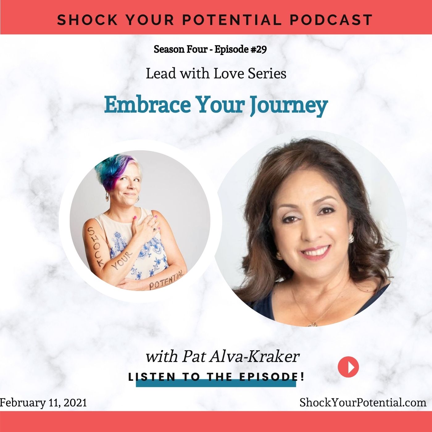 You are currently viewing Embrace Your Journey – Pat Alva-Kraker