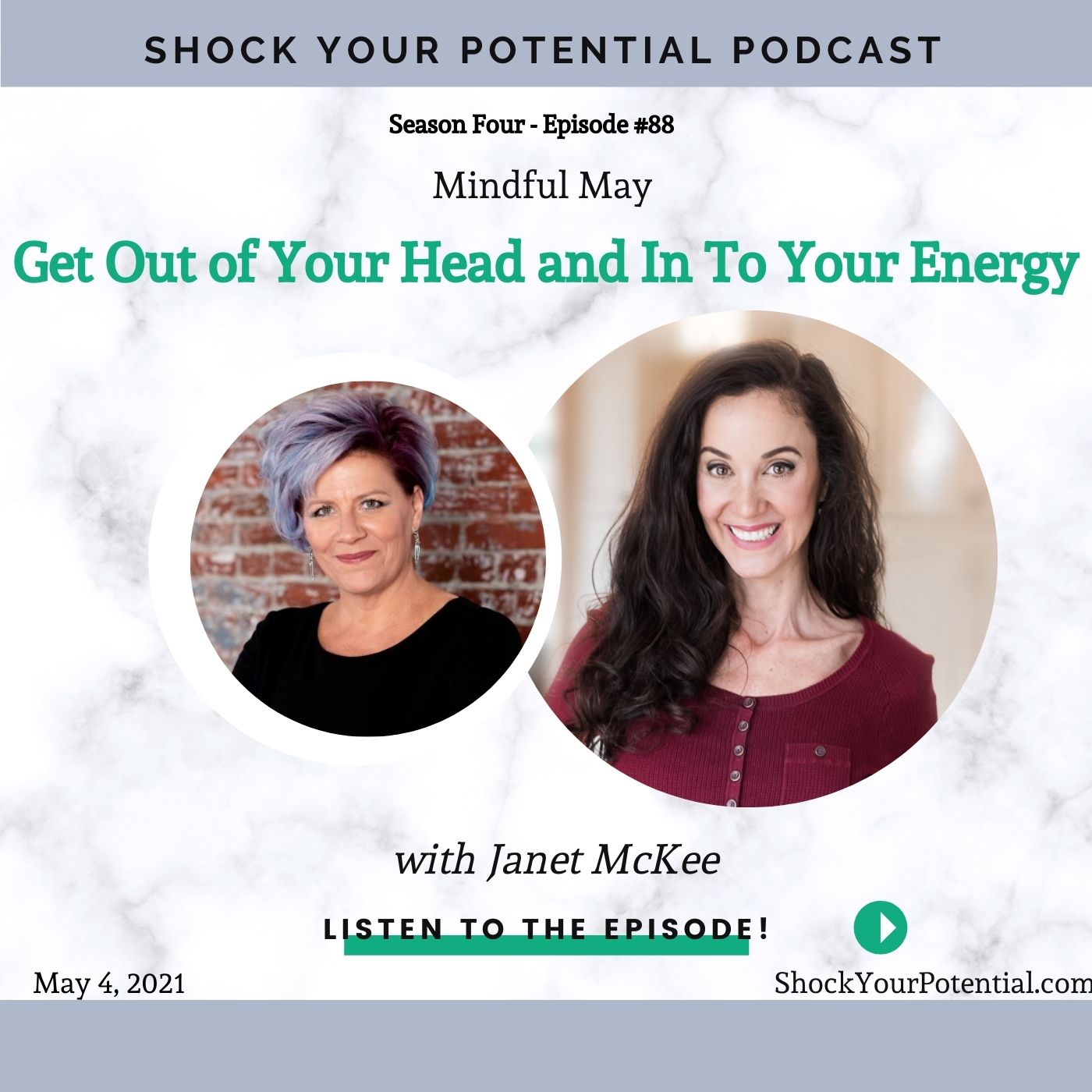 You are currently viewing Get Out of Your Head and In To Your Energy – Janet McKee